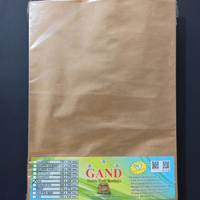 

5WUM 1 Dus Amplop Coklat Polos A4