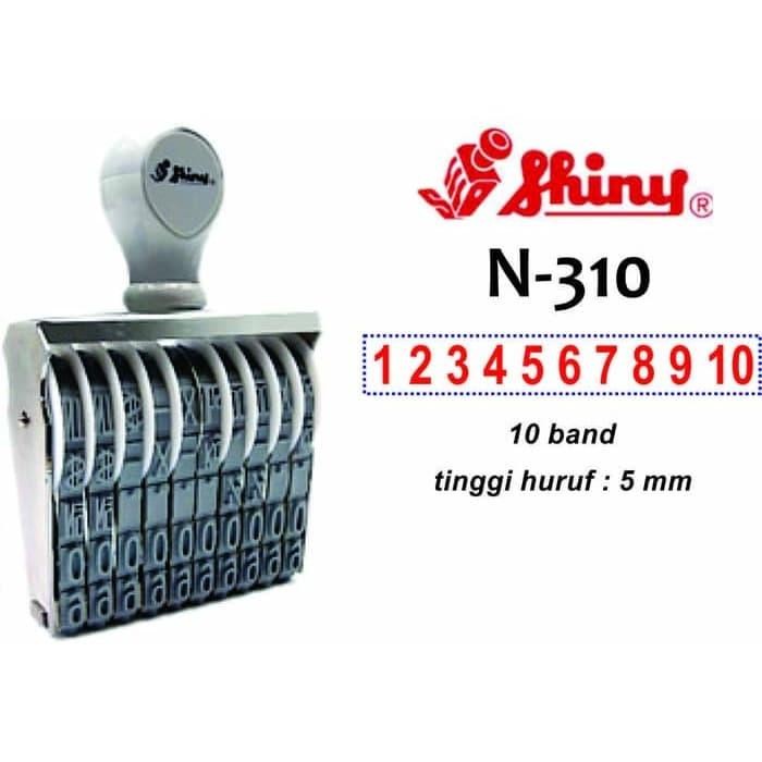 

5WUM Stempel Shiny N-310 N310 (Angka 10 Digit)