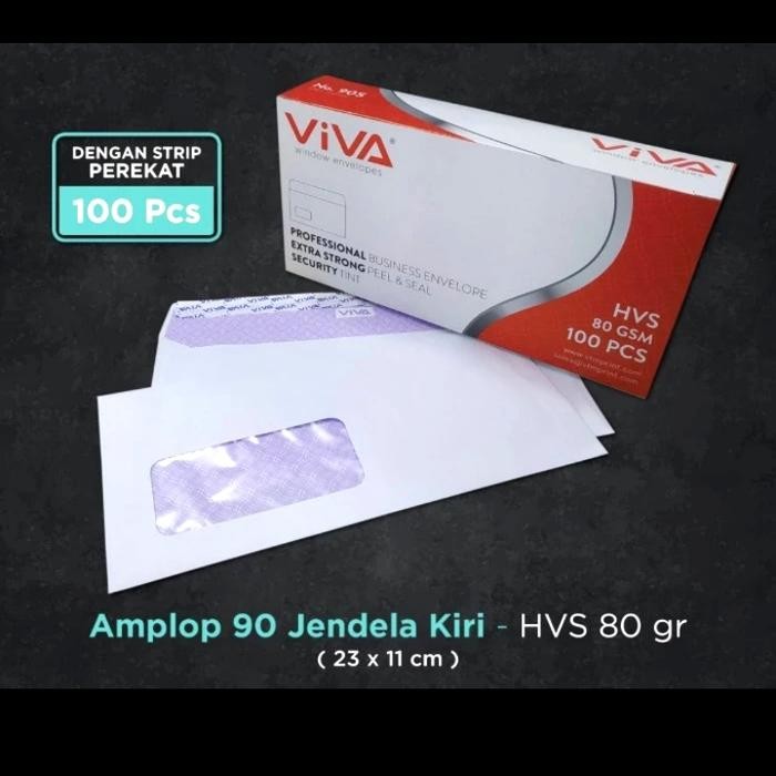 

SARI Amplop Jendela Kiri / Merek : Viva Envelopes
