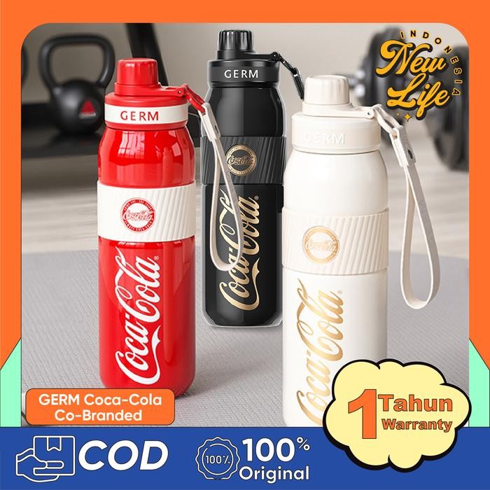 BSKU CodGerm Coca-Cola B37 Cangkir Termos Baja Tahan Karat Cangkir Kopi Cangkir Termos
