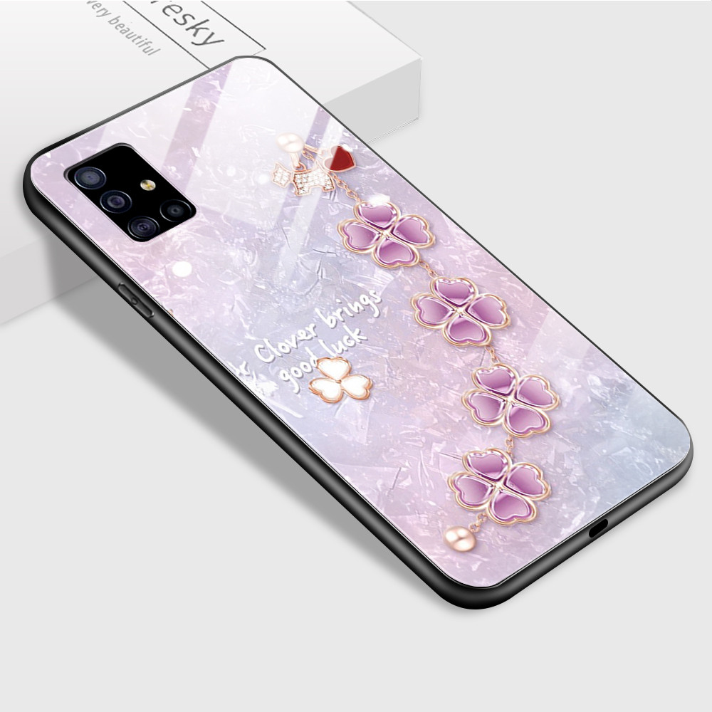 Casing Hp Untuk Compitable With Samsung Galaxy A71 Case Phone Hardcase Cassing Mode Bunga 2003 BL