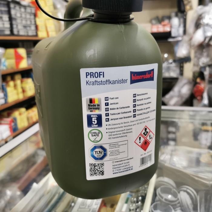 JERRYCAN JERIGEN BENSIN CADANGAN HUNERSDORFF 5LITER ORIGINAL GERMANY