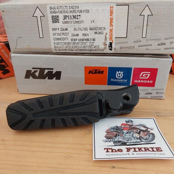 FOOTSTEP DEPAN KTM NEW DUKE RC 200 250 390 PIJAKAN FOOT STEP KAKI KIRI