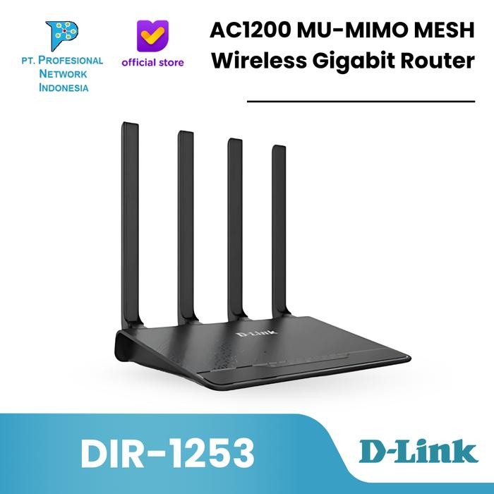 DLINK DIR-1253 AC1200 MU-MIMO MESH Wireless Gigabit Router