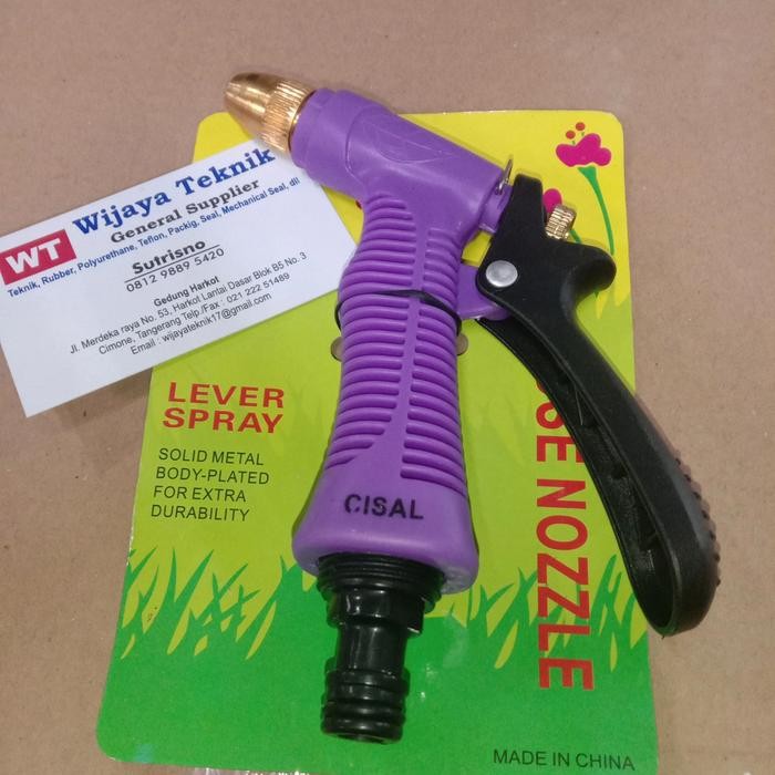 BISA GOSEND semprotan selang ujung kuningan cuci motor siram tanaman