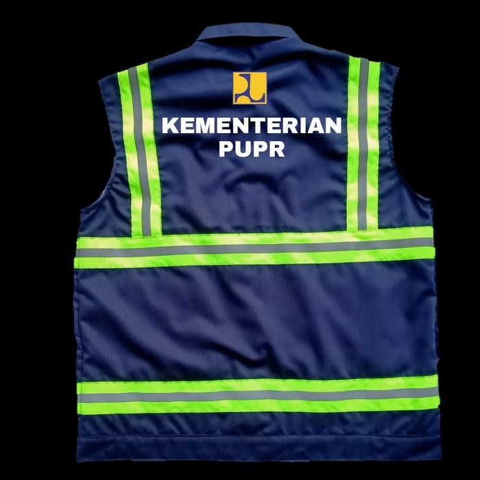 Safety Vest Terbaru/Rompi Safety Kerah Request Bordir/Rompi Pupr