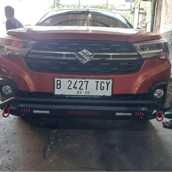 paket tanduk depan belakang xl7 cobra sevencode bumper depan belakang xl7 cobra besi sevencode kode