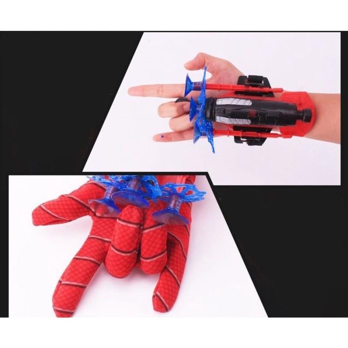 Spider Man Hand Mainan Sarung Tangan Super Hero Avengger Super Keren