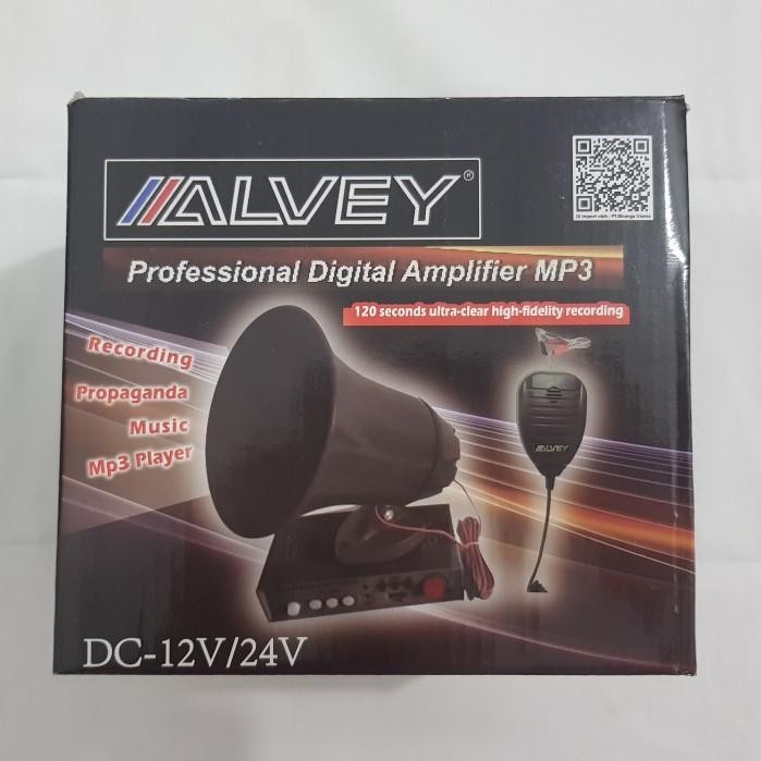 AMPLIFIER/MEGAPHONE ALVEY TA-990MP3(DC12V-24V)MULTIFUNGSI