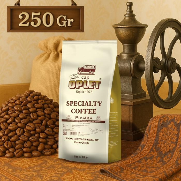 

KOPI OPLET SPECIALTY COFFEE - PUSAKA BLEND - 250 gram