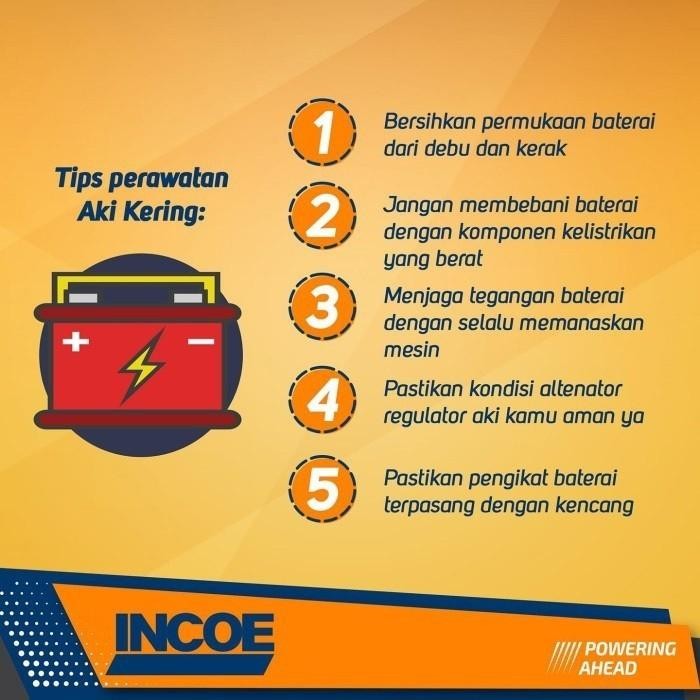 INCOE MF ASTRA AKI MOBIL HYUNDAI TRAJET 55D23L - 60AH AKI KERING
