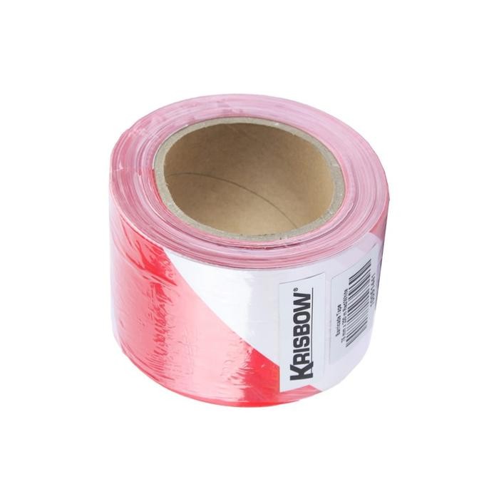 

Bisa Gosend! Krisbow Pita Perekat Barikade Tape 0,7X200 M - Merah/Putih