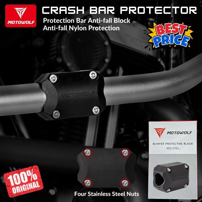 Motowolf Bumper Crashbar Protector Pelindung Crashbar AGNA ADV 160