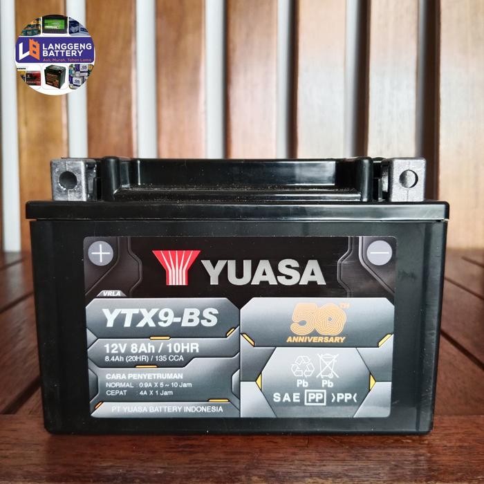 Aki / Accu motor Yuasa YTX9 kawasaki Ninja 250 fi