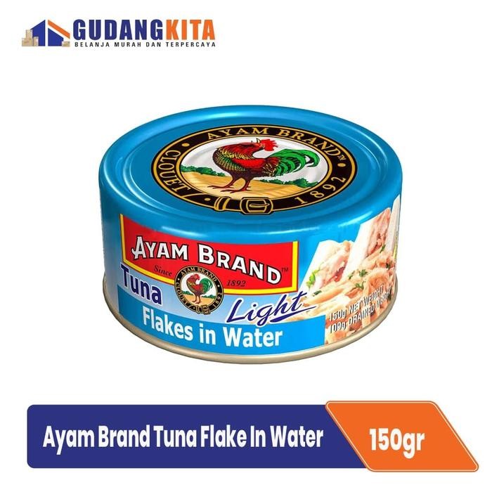 

READY AYAM BRAND IKAN TUNA KALENG FLAKES RINGAN 185G - TUNA SERPIHAN DALAM AIR
