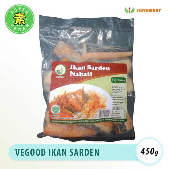 

READY VEGOOD SARDEN NABATI 450GR - IKAN SARDEN VEGETARIAN SEHAT