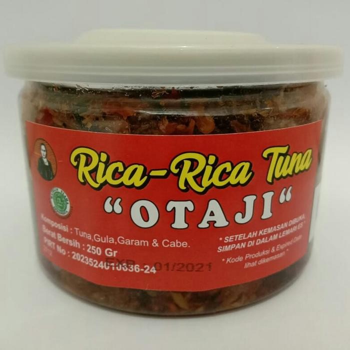 

READY OTAJI RICA-RICA TUNA 250GR - RASA PEDAS, MAKANAN INSTAN IKAN