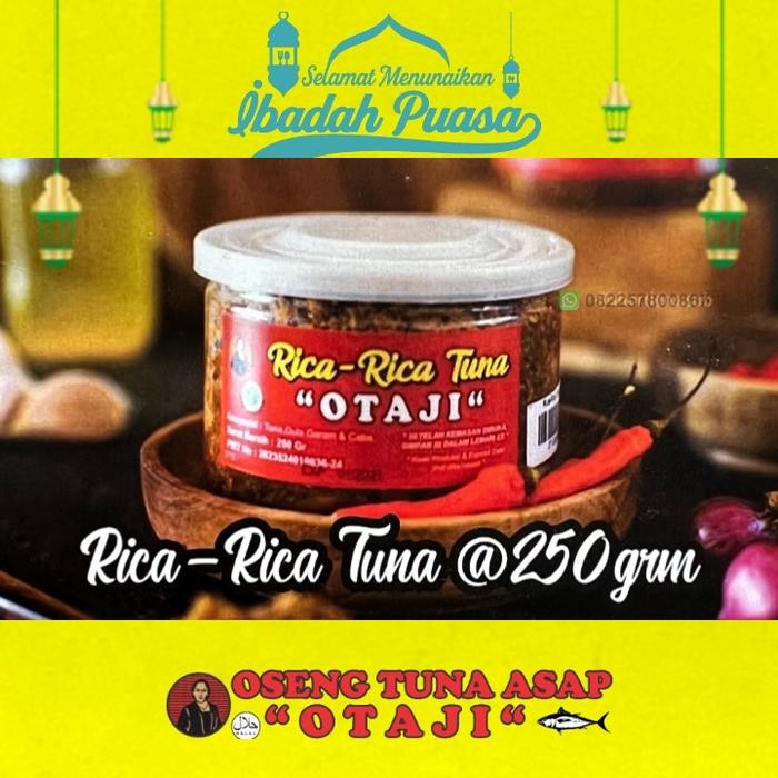 

READY OTAJI RICA-RICA TUNA 250GR - MAKANAN KALENG PEDAS OTAJI