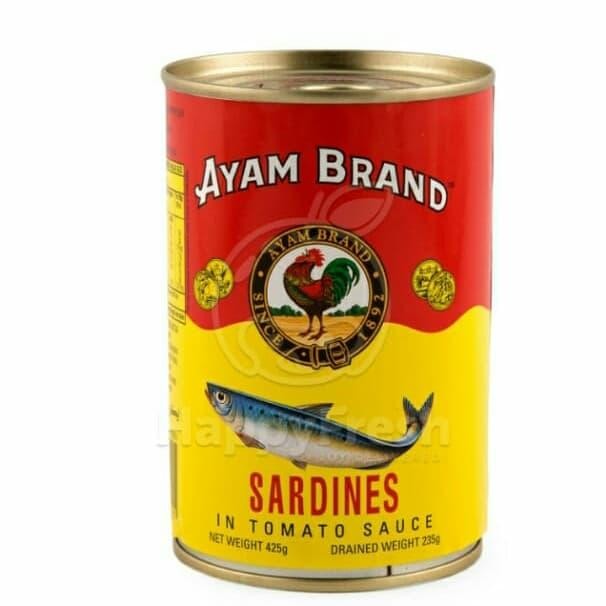 READY AYAM BRAND SARDINES KALENG - IKAN SARDEN BERKUALITAS