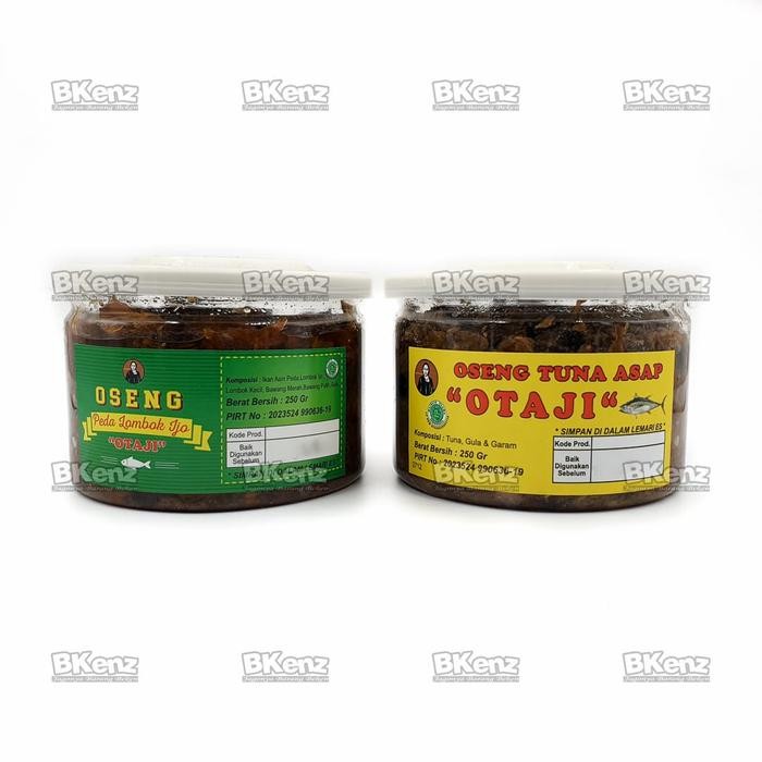 

READY PAKET OTAJI OSENG TUNA ASAP & OSENG PEDA LOMBOK IJO 250GR
