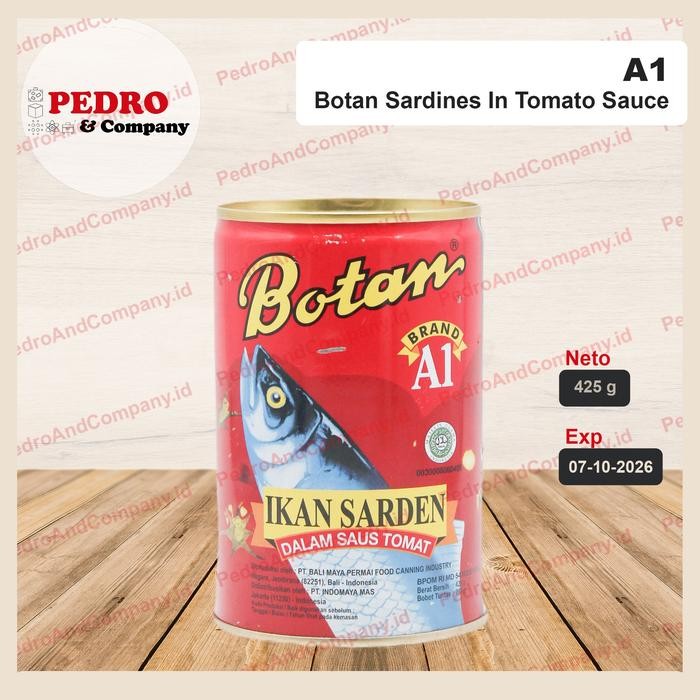 

READY BOTAN SARDEN SAUS TOMAT 425G - IKAN SARDEN KALENG