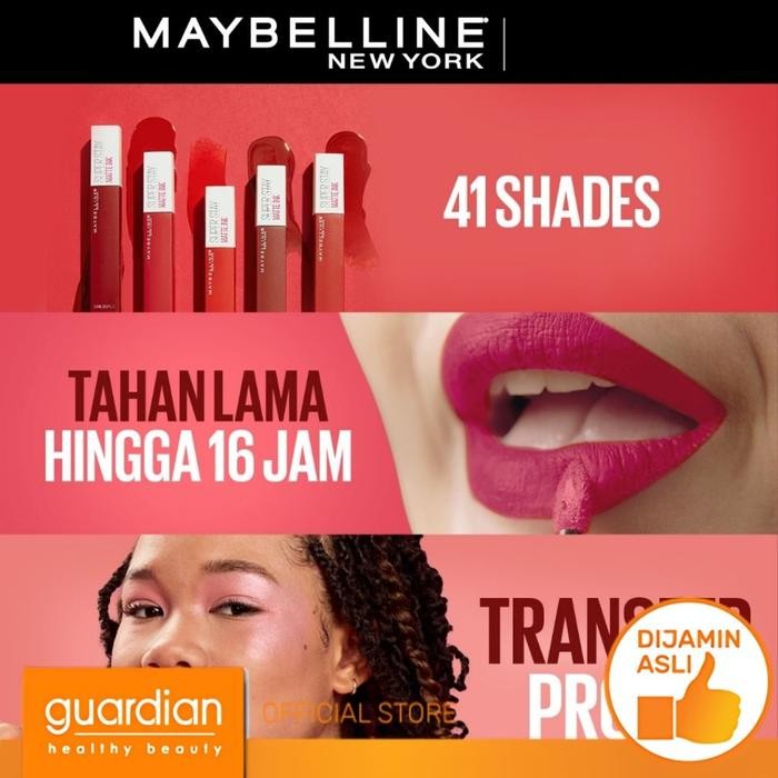 (Allthebest) Maybelline Superstay Matte Ink 60 Poet 5Ml