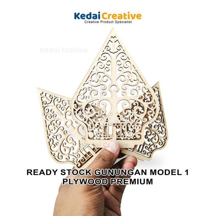 

Bahan Aksesoris Dekorasi Ornament Hias Mahar Bahan Plywood Gunungan Wayang