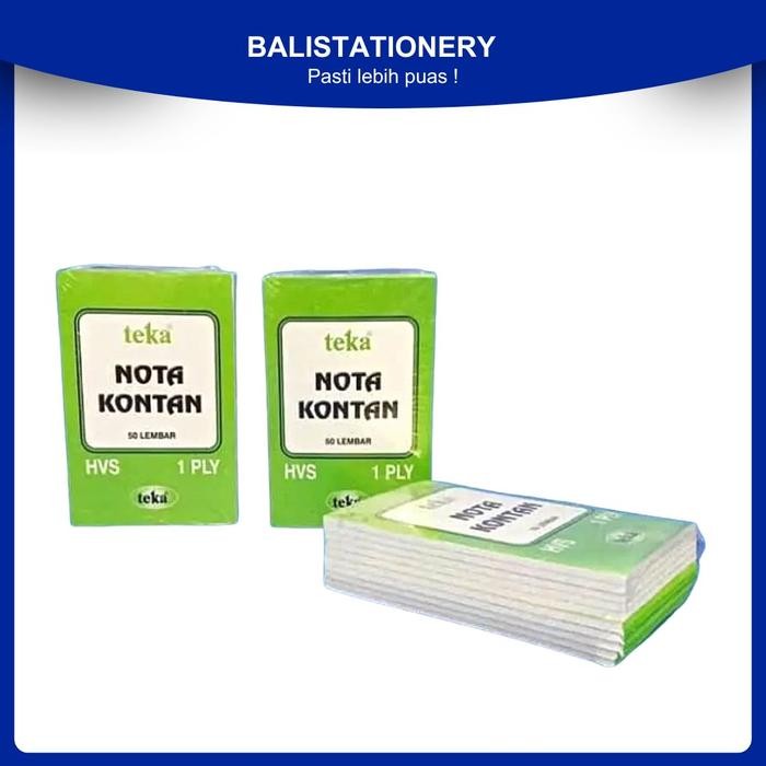 

Nota Kontan Kecil 1 Ply Teka / Nota K1 Teka