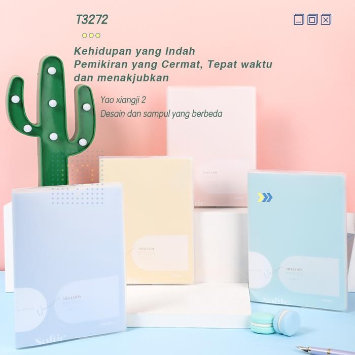 

Deli PVC Cover Notebook / Buku Catatan Agenda A5 Cover Lucu T32XX