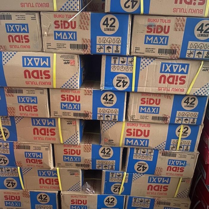 

Buku Tulis Sinar Dunia Boxy Big Boss SIDU MAXI 42 lbr 1 Pak isi 5 Buku