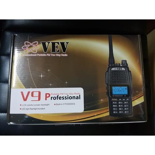 HT VEV V9 RADIO PROFESIONAL FM PORTABLE