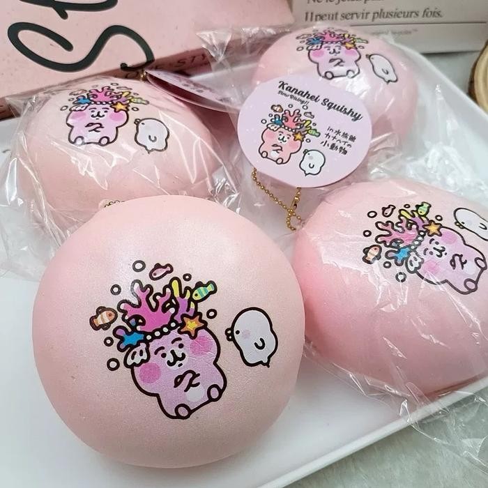 Squishy Kanahei Jumbo Bun 10 cm Soft Slow Rising Kualitas Terbaik Model Terbaru Premium Lembut