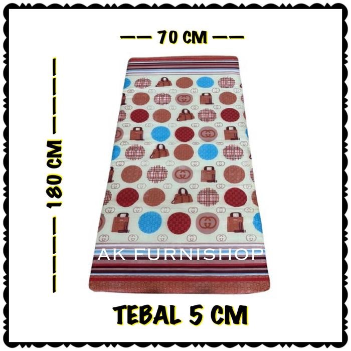 Kasur Lipat Busa Dakron Tebal 5 Cm - Kasur Lantai Ekonomis