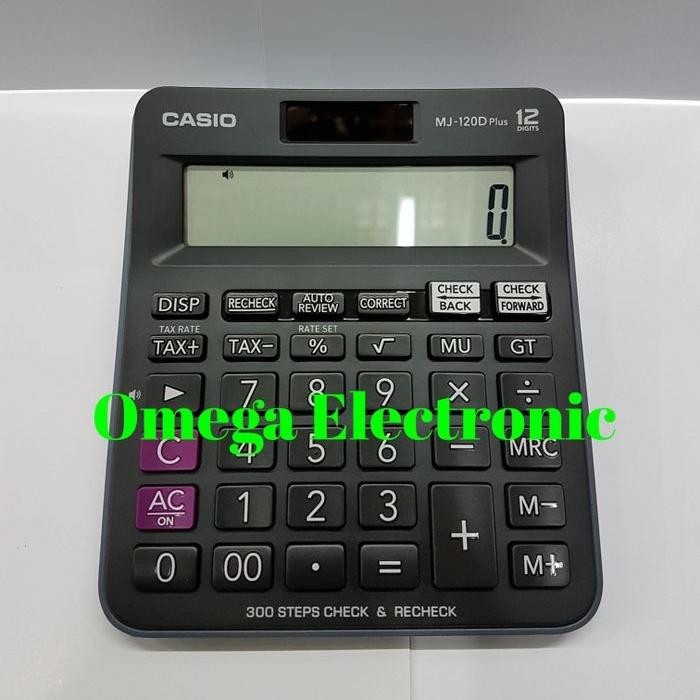 

Casio Desktop MJ-120D Plus - Kalkulator Meja Office Check Correct MJ