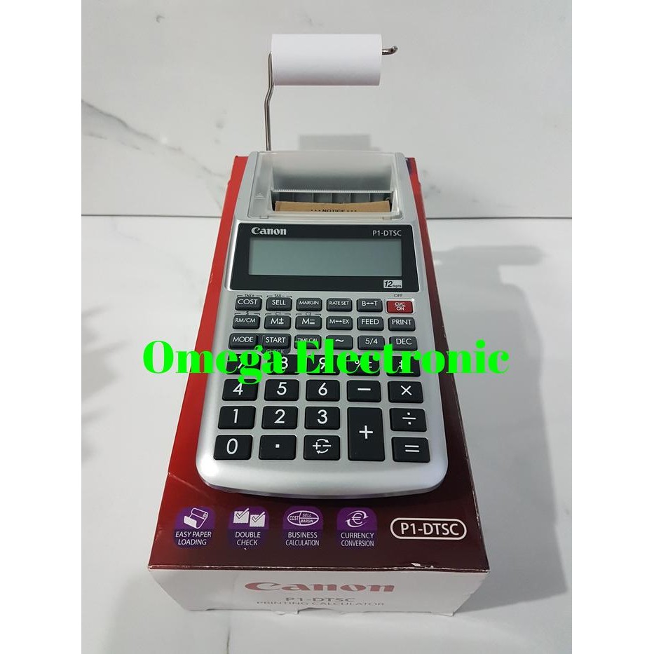

Canon Printing Calculator P1-DTSC - Kalkulator Kasir Printer Struk P1