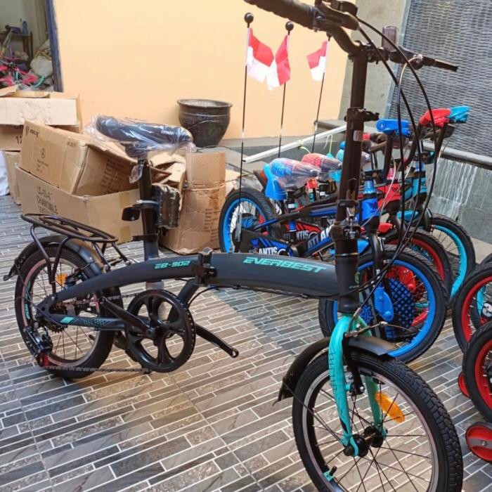 SIAPKIRIM sepeda lipat everbest 16 eb 902 7 speed READY STOCK