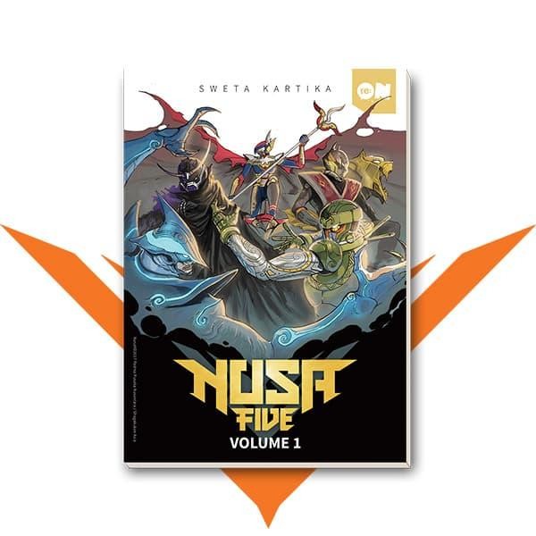 

Komik Nusa Five Volume 1 oleh Sweta Kartika Nusa V Nusantaranger