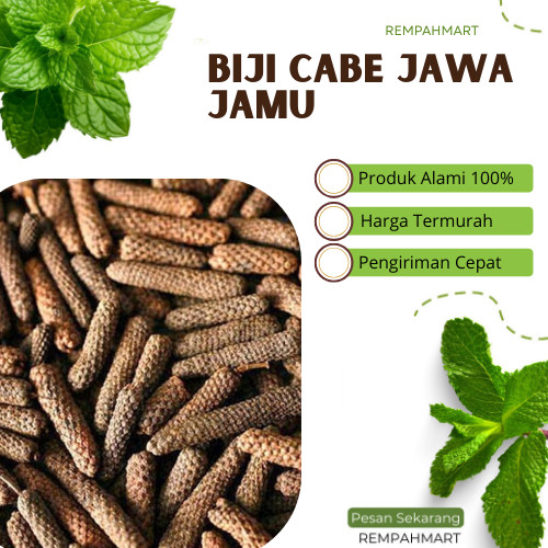 

1kg Cabe Jawa Kering Premium / Cabe Puyang Long Pepper Alami Rempahmart
