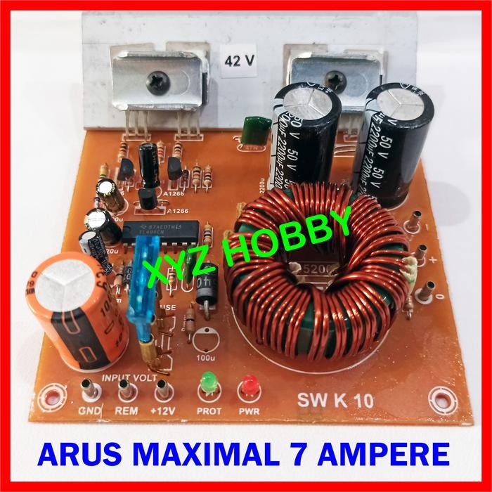 KIT INVERTER DC 12 VOLT KE DC 42 VOLT CT - CONVERTER 12V DC TO 42V DC ATLANTIS