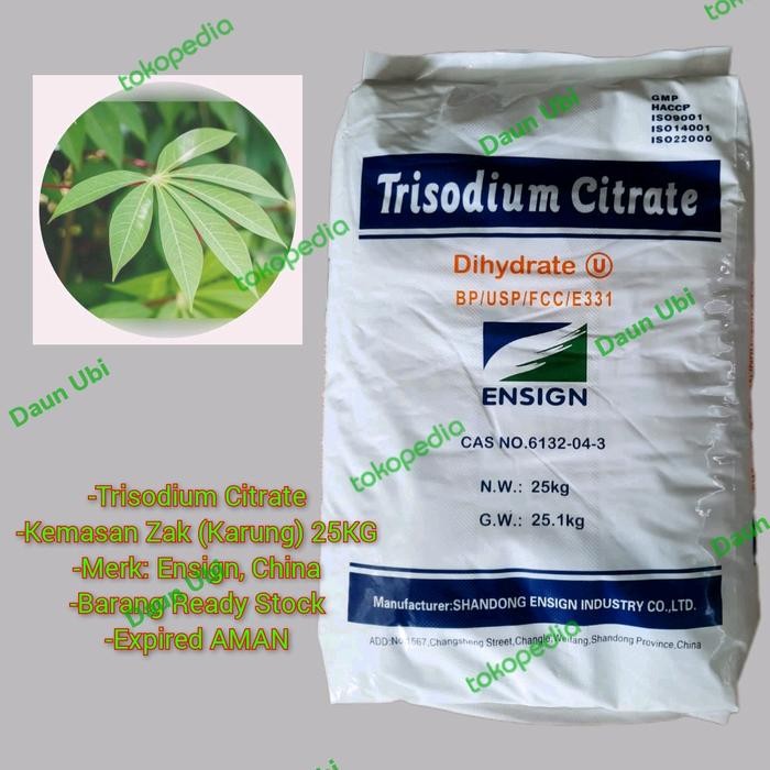 SODIUM CITRAT / TRISODIUM CITRATE / NATRIUM SITRAT 25KG