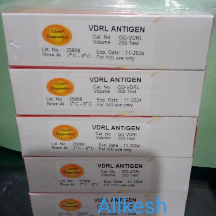 REAGEN VDRL 5 ML 250 TEST GLORY DIAGNOSTICS