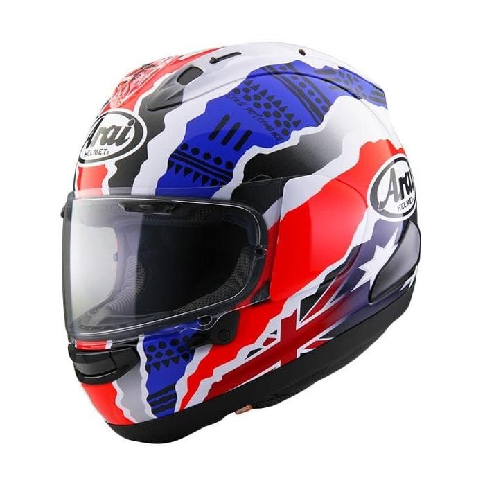 Arai Sni Rx7X Doohan Original Helm Full Face - Blue Red Black