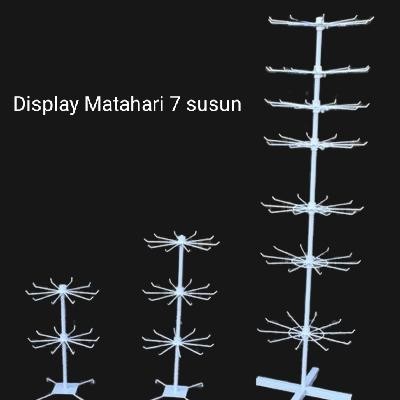 

Baru Rak Display Pajangan Aksesoris 7 Susun - Display Matahari Serbaguna