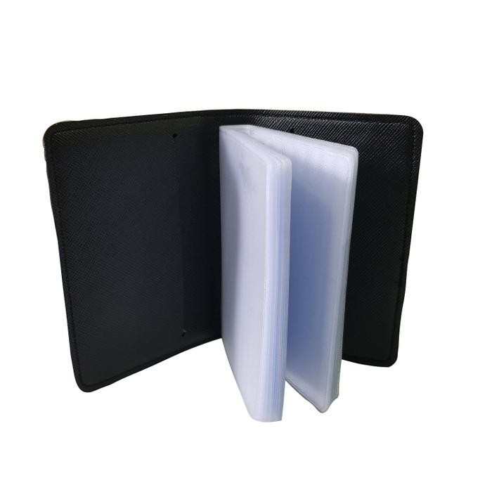 

Baru Card Holder 24 Slot Dompet Kartu Polos Warna Hitam Simple