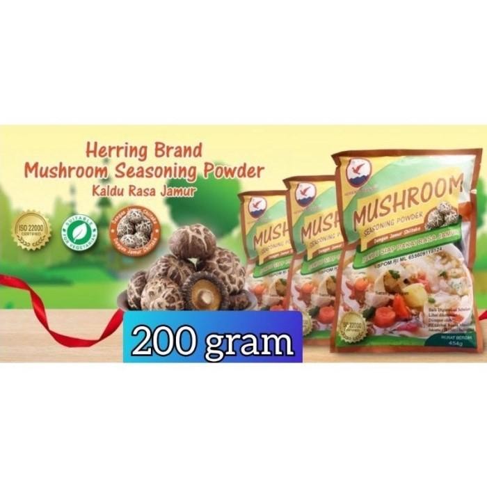 

HERRING Shiitake Mushroom 200 gr Kaldu Jamur Shitake PER DUS isi 40pcs