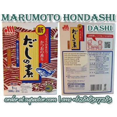 

Kaldu Ikan Dashi DashinoMoto Marutomo Hondashi Bumbu Penyedap