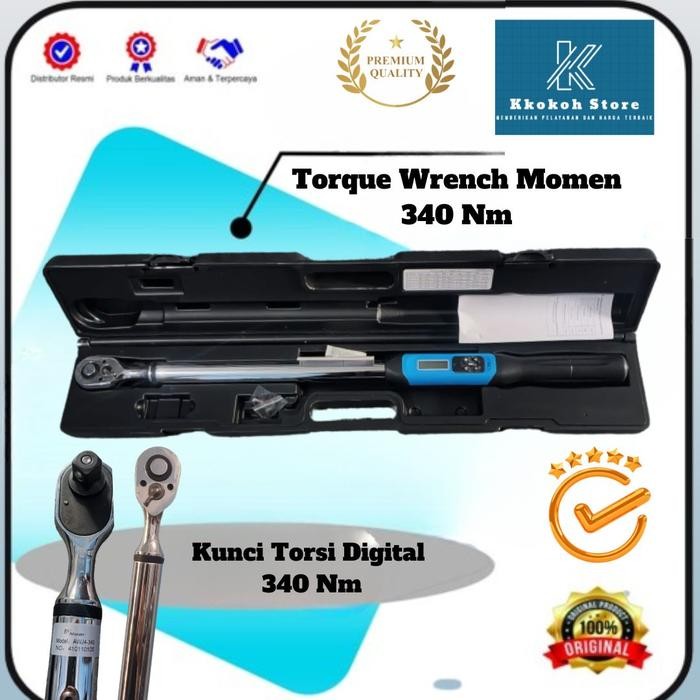Kunci Torsi Digital 340 Nm/Kunci Torque Digital Wrench Bergaransi