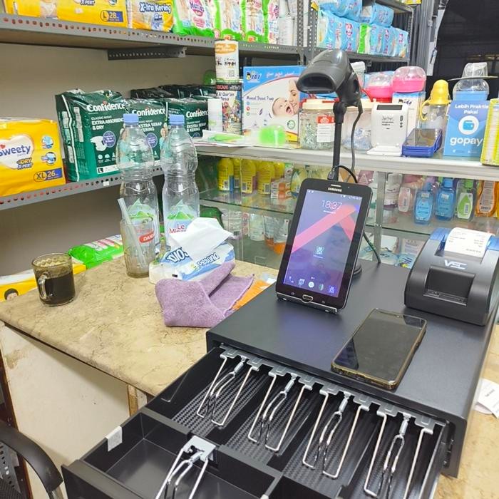 MESIN KASIR PAKET LENGKAP+ SCANNER
