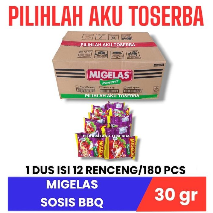 

Mie Gelas Migelas Rasa Sosis BBQ @30 Gr - (HARGA 1 DUS isi 12 Renceng)
