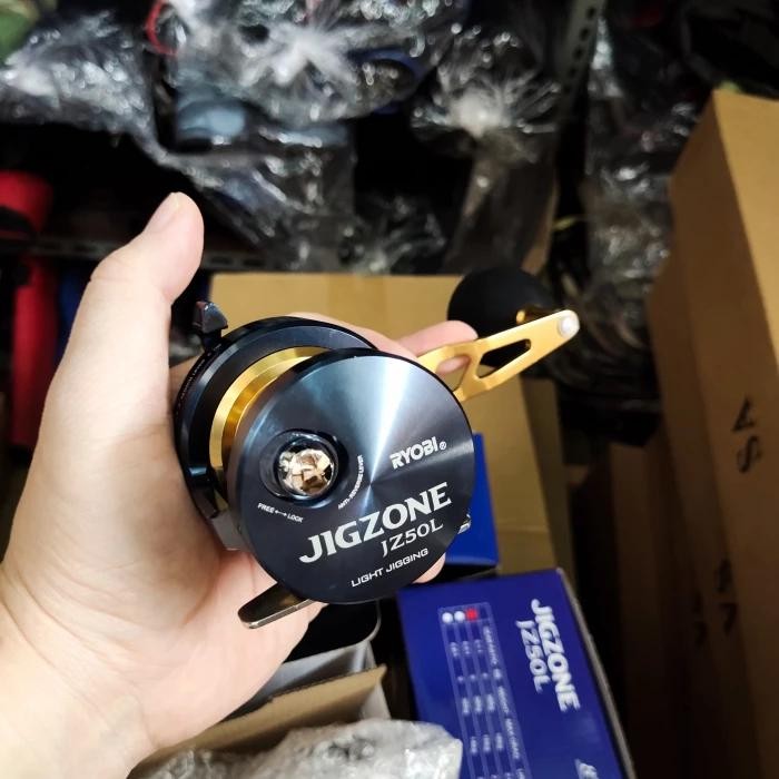 Reel Jigging Oh Ryobi Jigzone Jz 50L Left Handle Biru